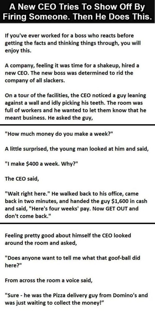 monday thru friday,boss,jokes,g rated