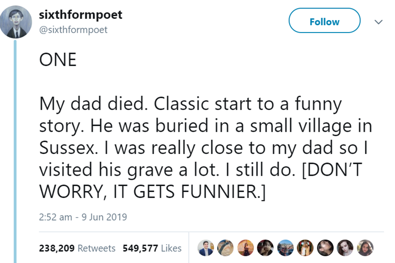 twitter funny story love story morbid - 8566277