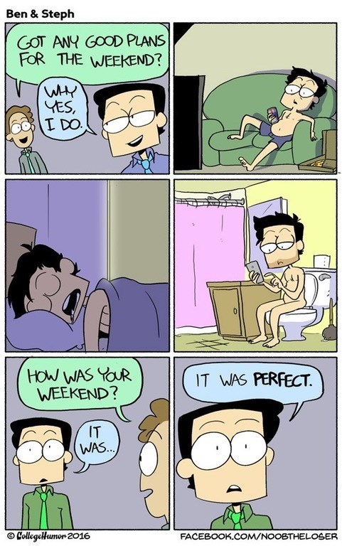 web comics weekend plans Couldn't Have Planned It Better