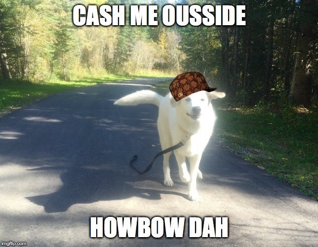 imgflip.com CASH ME OUSSIDE HOWBOW DAH