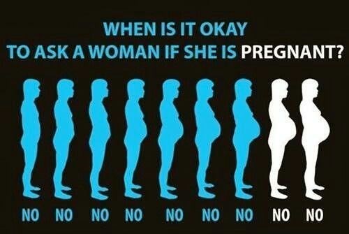 A funny illustration of pregnant women 