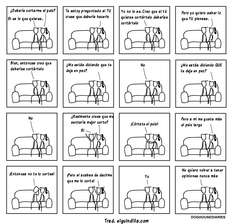 cuando discutes con una mujer es imposible