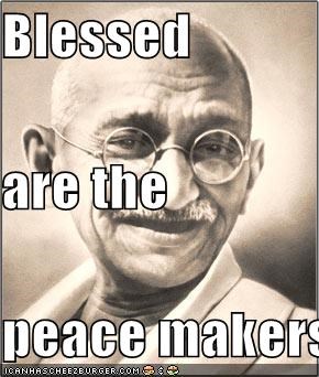 Blessed  are the  peace makers