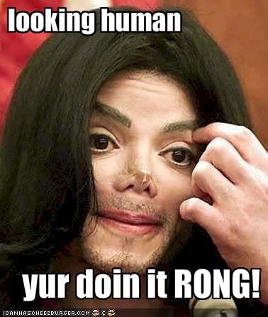 looking human
