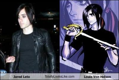 Jared Leto TotallyLooksLike.com Louie Von Helson