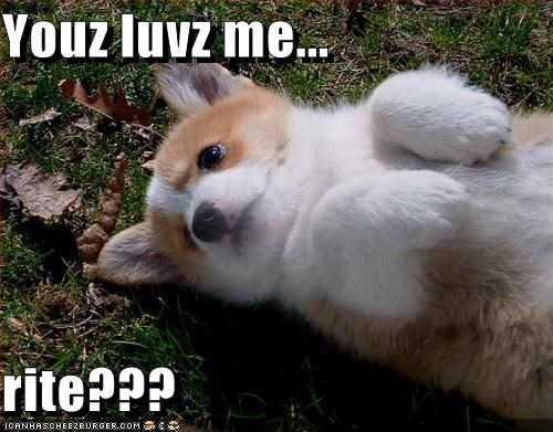 Youz luvz me...  rite???