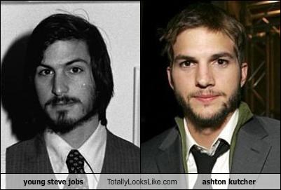 young steve jobs Totally Looks Like ashton kutcher