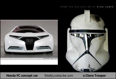 Honda FC concept car Totally Looks Like a Clone Trooper