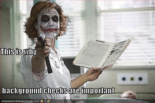 This is why  background checks are important