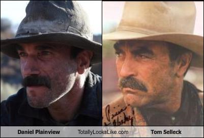 Daniel Plainview Totally Looks Like Tom Selleck