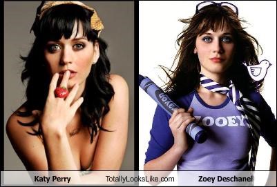 Katy Perry Totally Looks Like Zoey Deschanel