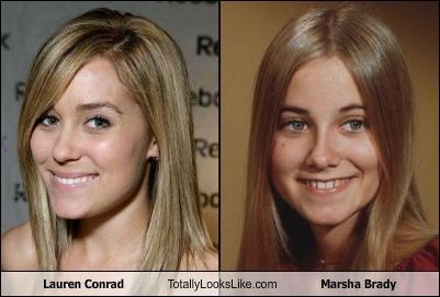 Lauren Conrad Totally Looks Like Marsha Brady