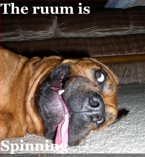 The ruum is  Spinning