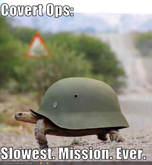 Covert Ops:  Slowest. Mission. Ever.