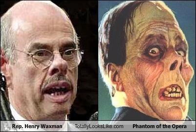Rep. Henry Waxman Totally Looks Like Phantom of the Opera