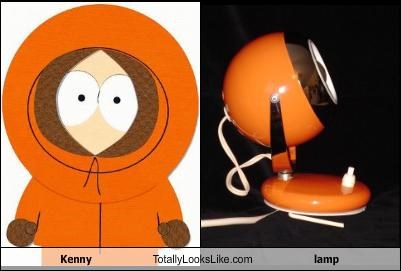 Kenny Totally Looks Like lamp