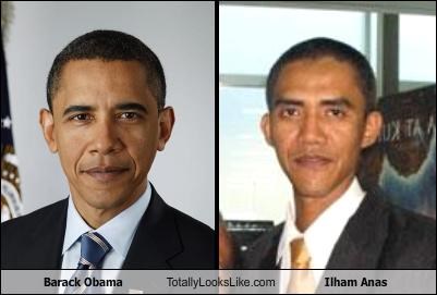 Barack Obama Totally Looks Like Ilham Anas