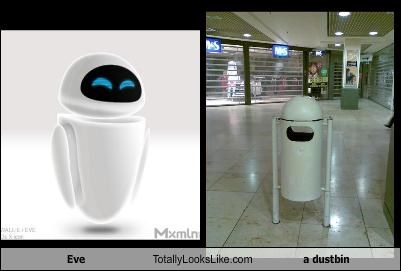 Eve Totally Looks Like a dustbin