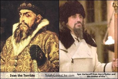 Ivan the Terrible Totally Looks Like Igor Karkaroff from Harry Potter and the Goblet of Fire