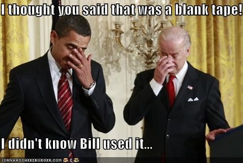 I thought you said that was a blank tape!  I didn't know Bill used it...