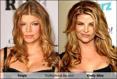 Fergie Totally Looks Like Kirsty Alley