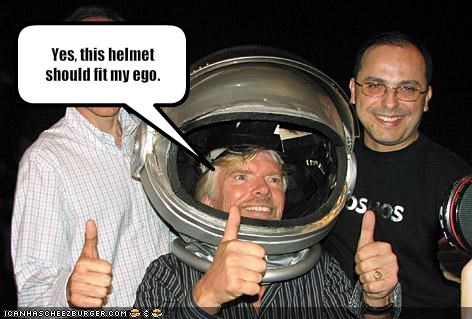 Yes, this helmet should fit my ego.