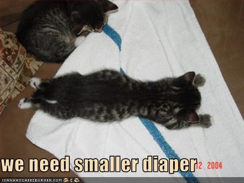 we need smaller diaper