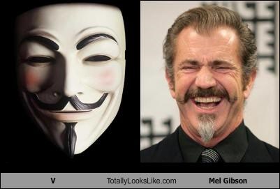 V Totally Looks Like Mel Gibson