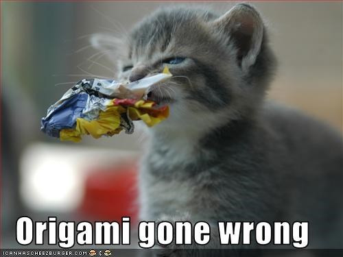 Origami gone wrong