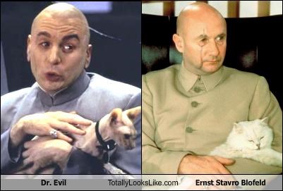 Dr. Evil Totally Looks Like Ernst Stavro Blofeld