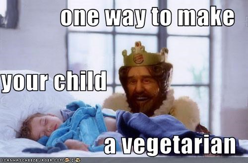 one way to make your child a vegetarian