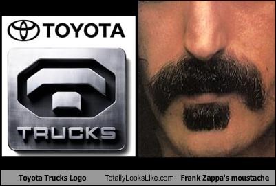 Toyota Trucks Logo Totally Looks Like Frank Zappa's moustache