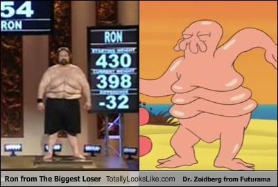 Ron from The Biggest Loser Totally Looks Like Dr. Zoidberg from Futurama