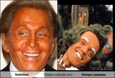 Valentino Totally Looks Like Oompa Loompas