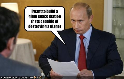 I want to build a giant space station thats capable of destroying a planet