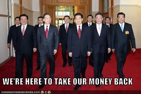 WE'RE HERE TO TAKE OUR MONEY BACK