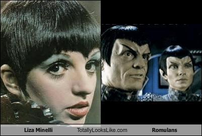 Liza Minelli Totally Looks Like Romulans