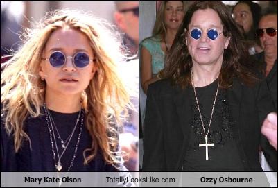 Mary Kate Olson Totally Looks Like Ozzy Osbourne