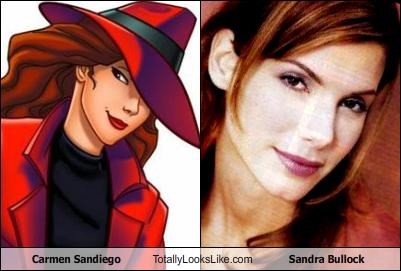 Carmen Sandiego Totally Looks Like Sandra Bullock