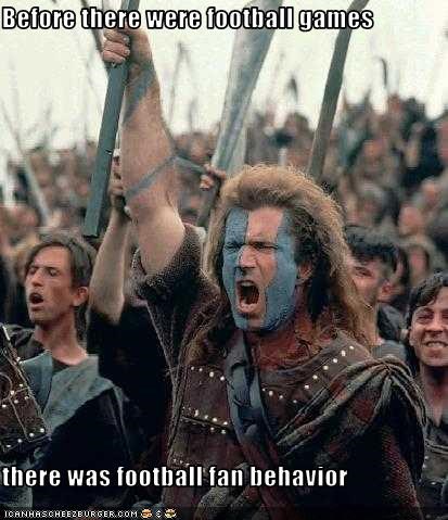 Before there were football games  there was football fan behavior