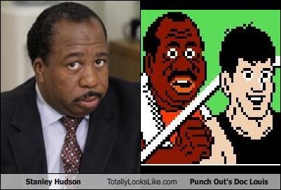 Stanley Hudson  Totally Looks Like Punch Out's Doc Louis
