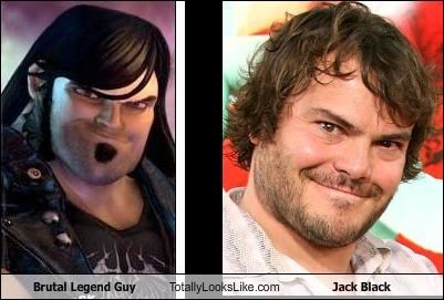 Brutal Legend Guy Totally Looks Like Jack Black