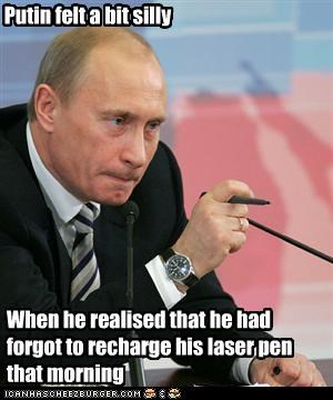 Putin felt a bit silly