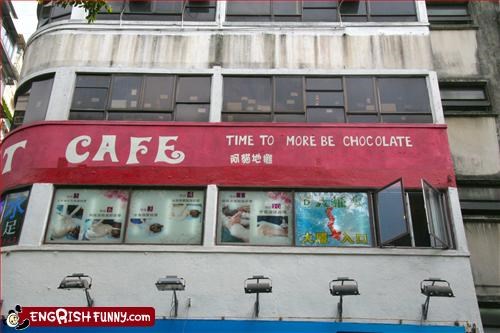 TIme to more be chocolate