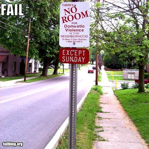 Domestic Violence Fail