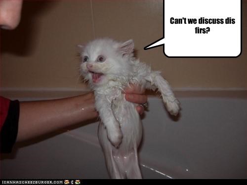 Can't we discuss dis firs?