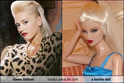 Gwen Stefani Totally Looks Like a barbie doll