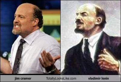 jim cramer Totally Looks Like vladimir lenin