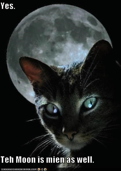 Yes.  Teh Moon is mien as well.