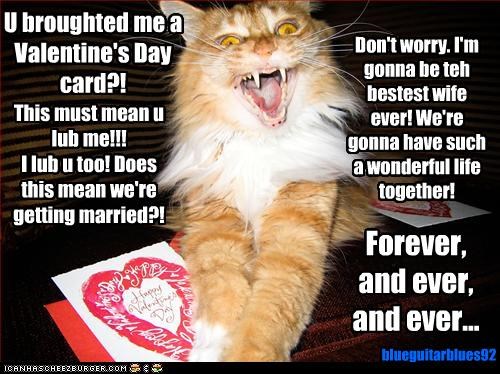 U broughted me a Valentine's Day card?!
